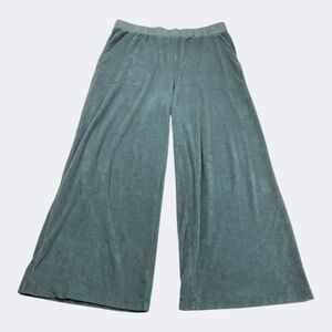 Lilla P Green Wide Leg Pants